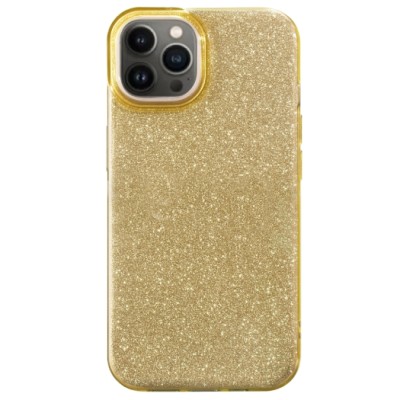 Coque glitter iPhone 13 Pro Max or - Coque