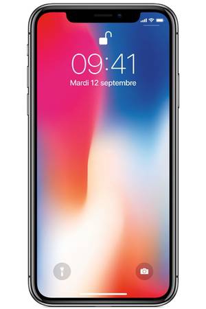 iPhone X 256 Go Gris Sideral - Téléphone
