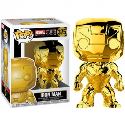 Pop Marvel Studios 10 Years - Iron Man Gold - 375 - Figurine