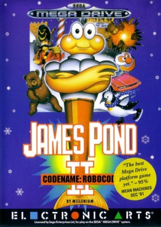 James Pond II Codename Robocod en boîte - Megadrive