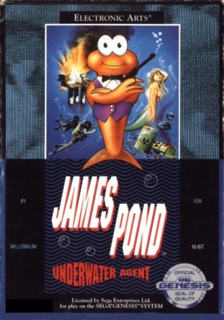 James Pond: Underwater Agent (import USA) en boîte - Megadrive