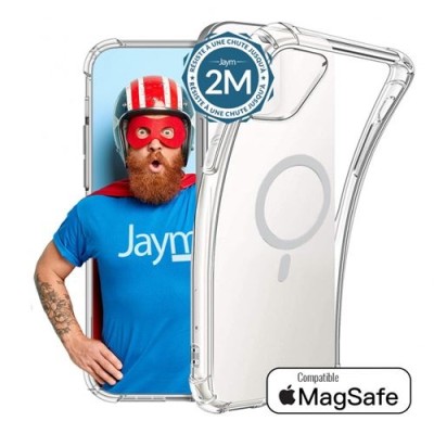 Coque Jaym Renforcée iPhone 14 Plus (Compatible Magsafe) Transparente - Accessoires