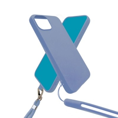 Coque Jaym Silicone iPhone 14 Pro Bleu Gris - Pop - Accessoires