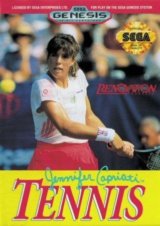 Jennifer Capriati Tennis (import USA) en boîte - Megadrive