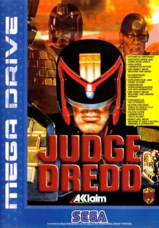 Judge Dredd en boîte - Megadrive