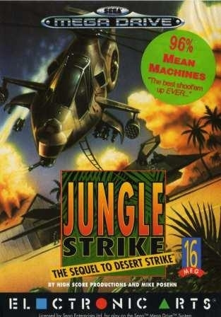 Jungle Strike en boîte - Megadrive