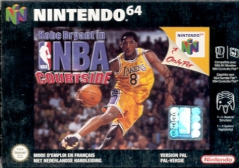Kobe Bryant in NBA Courtside en boîte - Nintendo 64