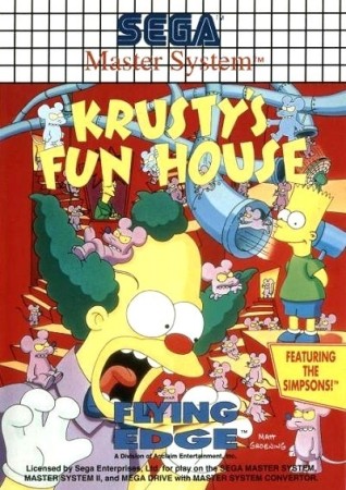 Krusty's Fun House - Master System