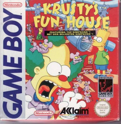Krusty's Fun House en boîte - Game Boy