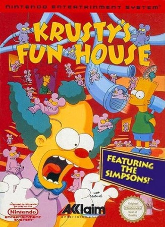 Krusty's Fun House en boîte - NES