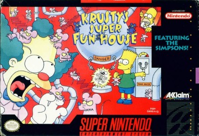 Krusty's Super Fun House (import USA) - Super Nintendo