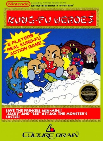Kung fu heroes (import USA) - NES