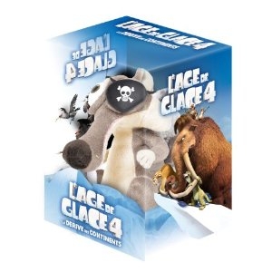 l'age de glace 4 la derive des continents edition limitée + peluche pirate de scart - DVD