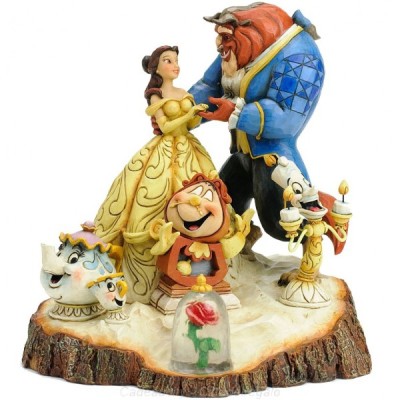 Figurines La Belle et la Bête - Disney Traditions Jim Shore  - Figurine