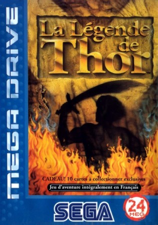 La Légende de Thor avec Cartes en boîte - Megadrive