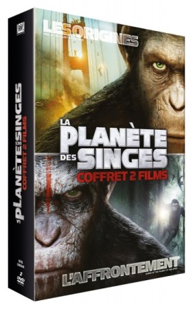 La planète des singes les origine + l'affrontement - DVD
