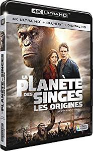 La Planète des Singes : Les Origines 4K - BluRay