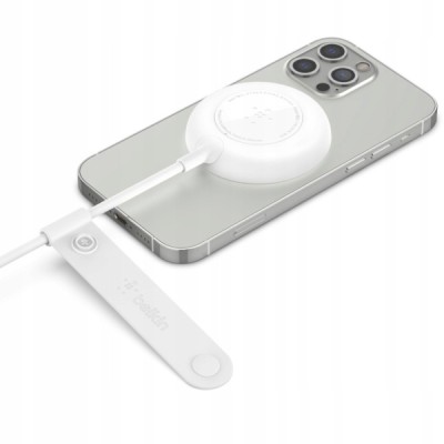 Chargeur Sans Fil Magnétique Portable 7.5W - belkin Blanc - Accessoires