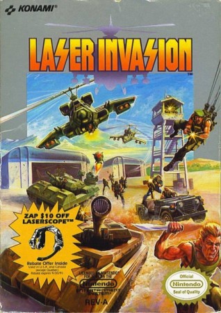 Laser Invasion (import USA) en boîte  - NES