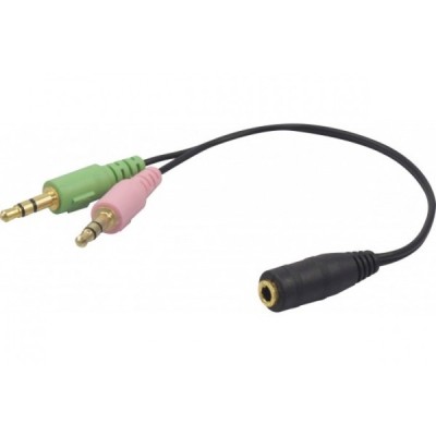 Adaptateur casque/micro port Jack 3.5 mm - Multimedia