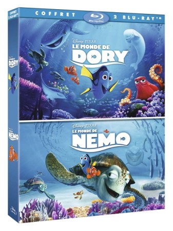 Le Monde de Nemo + Le Monde de Dory - BluRay