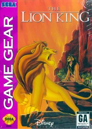 Le Roi Lion (import USA) en boîte - Game Gear