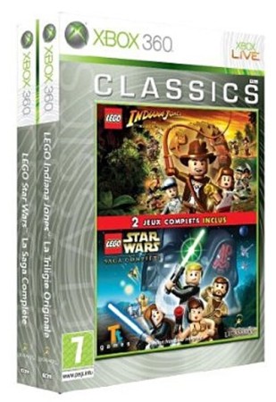 Lego indiana Jones et Lego stars wars La saga complète - Xbox 360