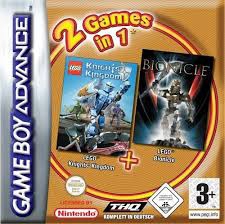 2 Jeux en 1 - Lego Knights Kingdom et Lego Bionicle en boîte - Game Boy Advance