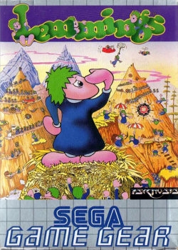 Lemmings en boîte - Game Gear