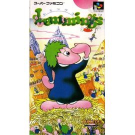 Lemmings (import japonais) en boîte - Super Nintendo
