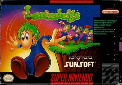 Lemmings (import USA) - Super Nintendo