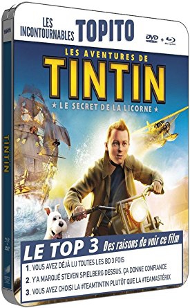 Les Aventures de Tintin : Le Secret de la Licorne - Steelbook - BluRay