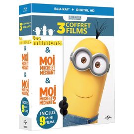 Les Minions + Moi, Moche et Méchant 1 & 2  - BluRay
