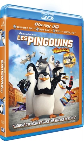 Les Pingouins de Madagascar 3D - BluRay