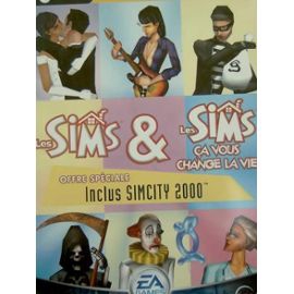 Les Sims + Les Sims : Ça Cous Change la Vie + Simcity 2000  - Jeux PC