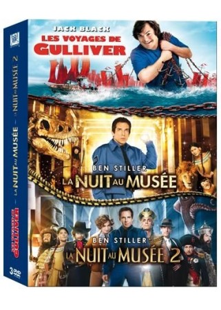 Les Voyages de Gulliver (Jack Black) et La Nuit au Musée 1 & 2 - DVD