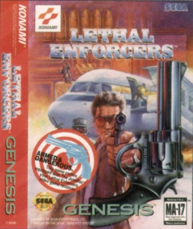Lethal Enforcers (import USA) jeu seul - Megadrive
