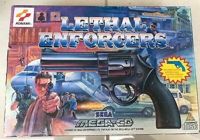 Lethal Enforcers avec pistolet en boîte - Mega CD