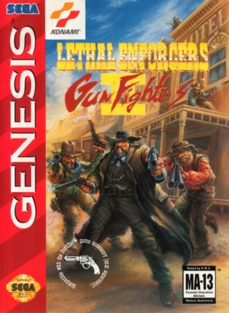 Lethal Enforcers II: Gun Fighters (import USA) - Megadrive