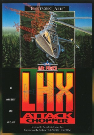 LHX Attack Chopper (import USA) en boîte - Megadrive