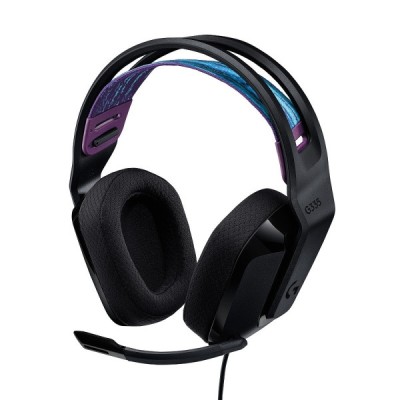Casque gaming filaire avec microphone Logitech G G335 noir - Multimedia