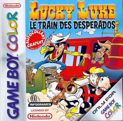 Lucky Luke: Le Train des Desperados en boîte - Game Boy