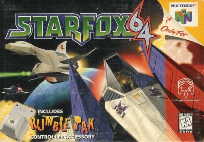 Lylat Wars avec Rumble Pack (import USA) en boîte - Nintendo 64