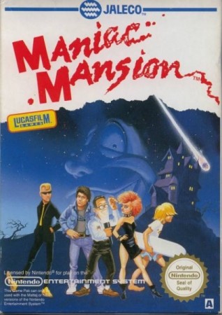 Maniac Mansion en boîte - NES