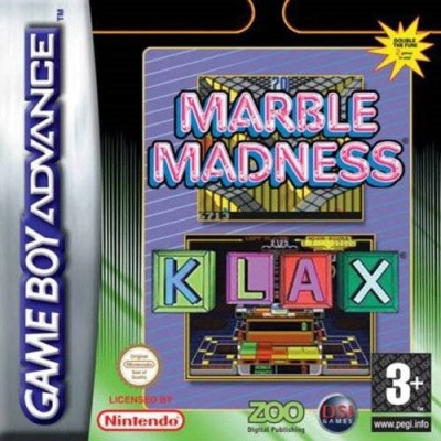 Marble Madness et Klax - Game Boy Advance