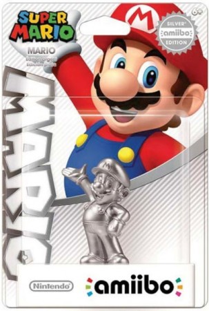 Amiibo Super Mario - Mario Argent en boîte - Wii U