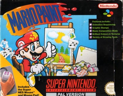Mario Paint et souris - Super Nintendo