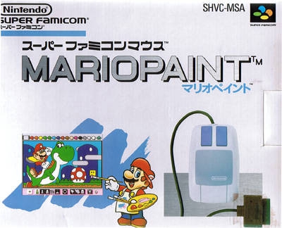 Mario Paint et souris (import japonais) - Super Nintendo