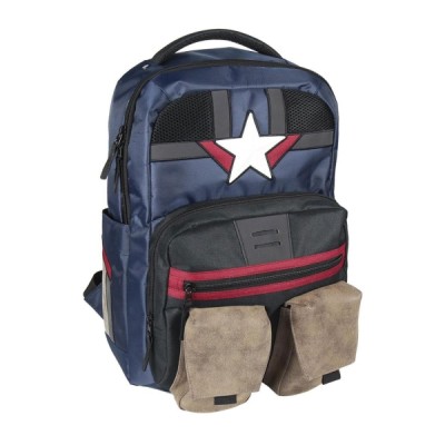 Sac à dos Captain America White Star Marvel - Textile