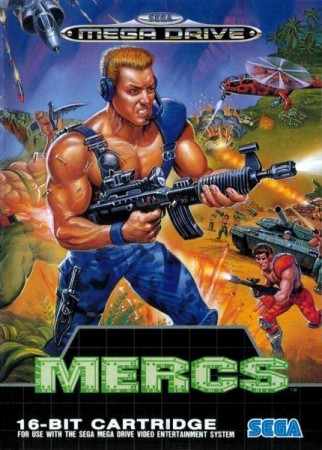 Mercs en boîte - Megadrive